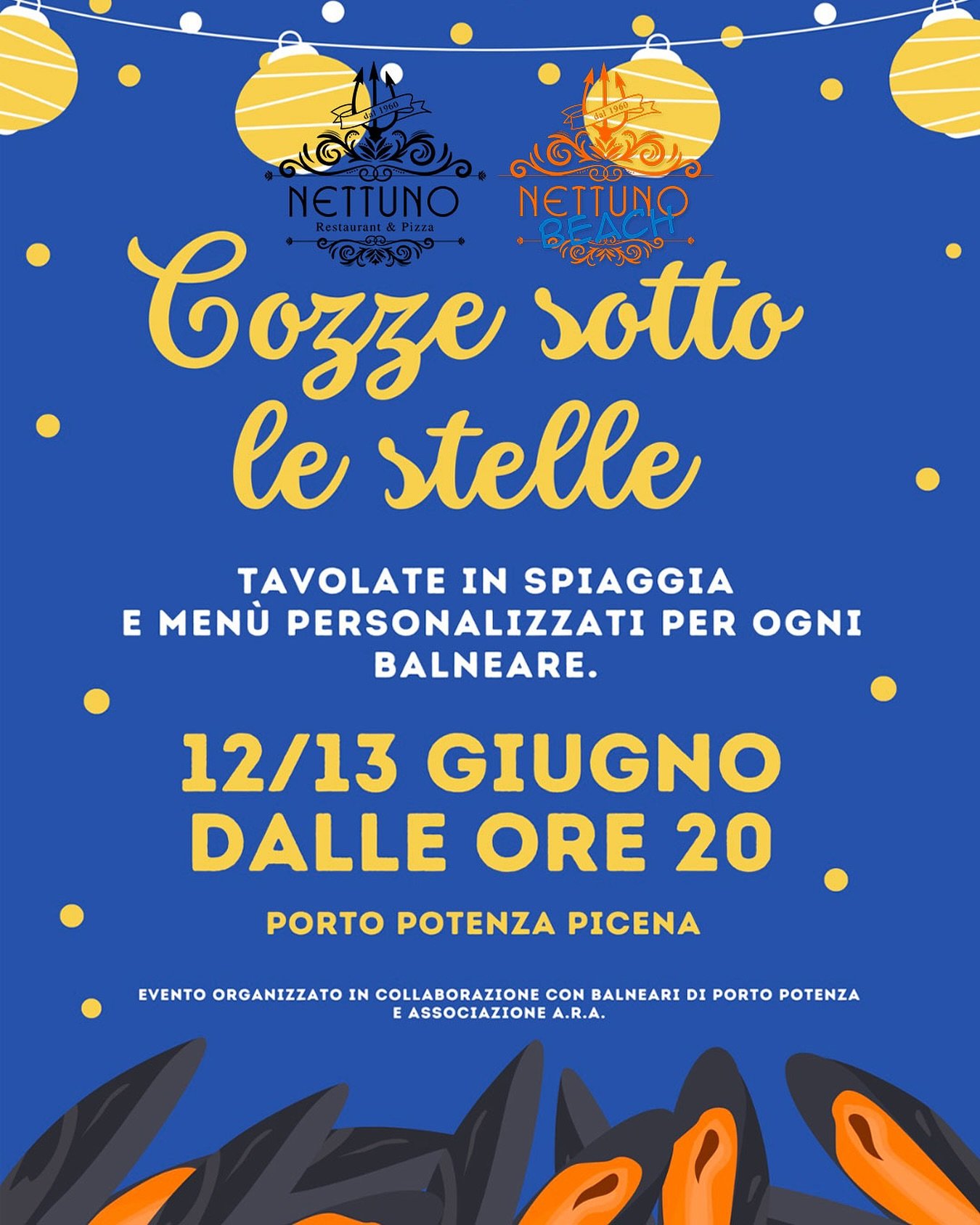 Cozze sotto le stelle